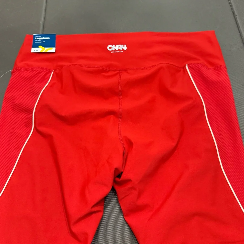 Old Navy High-Waisted PowerSoft Rib Mix 7/8 Leggings NWT Gym Workout Active XXL - Picture 7 of 11
